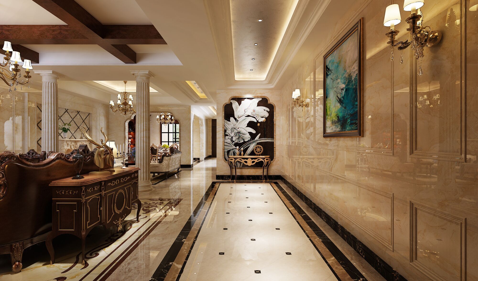 歐式簡歐風別墅裝修設計效果圖